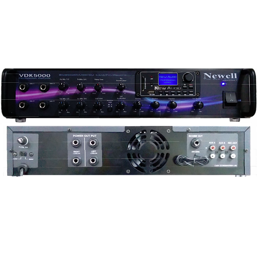 Amplificador Videoke VDK 5000 (900WRMS MÁX / TRUE POWER 450WRMS)