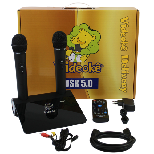 Aparelho de videokê VSK 5.0 com 12.809 Canções