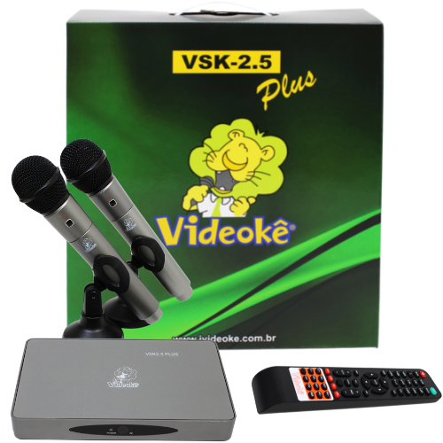 Aparelho de Videokê VSK 2.5 Plus com 11.999 Canções