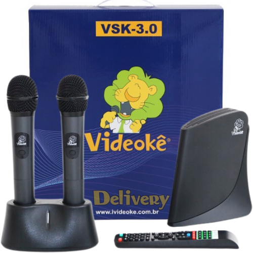 Aparelho de videokê VSK 3.0 com 11.999 Canções + 680 Canções de Brinde