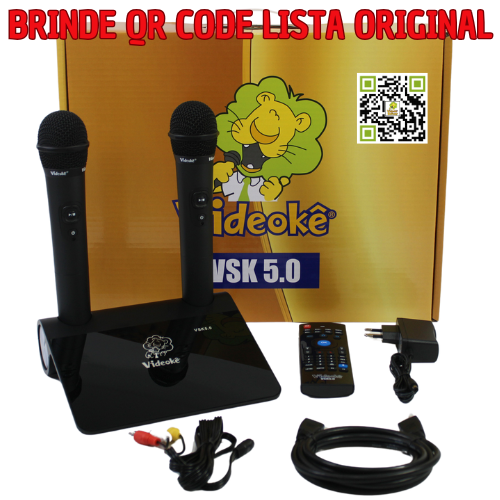 Aparelho de videokê VSK 5.0 com 12.159 Canções