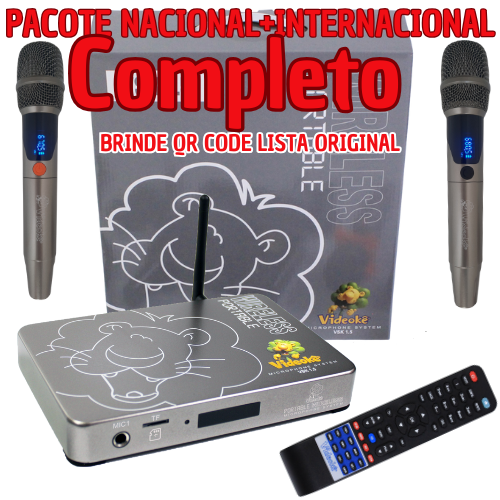 Aparelho de Videokê VSK 1.5 com 12.999 Canções